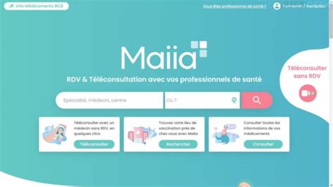 maiia rendez vous medecin